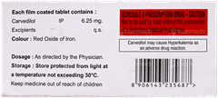 Carvejohn 6.25 Tablet 10