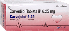 Carvejohn 6.25 Tablet 10