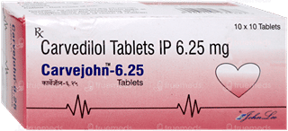Carvejohn 6.25 Tablet 10