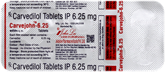 Carvejohn 6.25 Tablet 10
