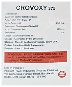 Crovoxy 375 Mg Tablet 10 Crovoxy 375 Mg Tablet 10