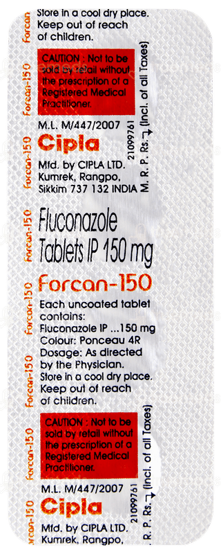Forcan 150 Tablet 4