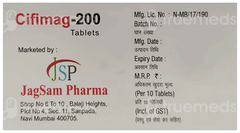 Cifimag 200 Mg Tablet Dt 10