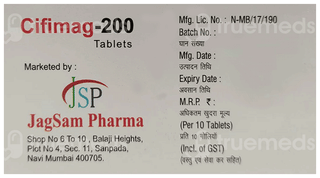 Cifimag 200 Mg Tablet Dt 10