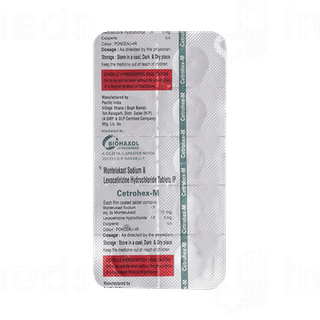 Cetrohex M 5/10 MG Tablet 10