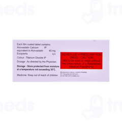 Convistat 40 MG Tablet 10