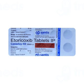 Coxaday 60 MG Tablet 10