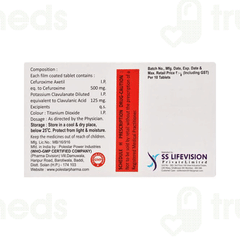 Cefukay Cv 500/125 MG Tablet 10