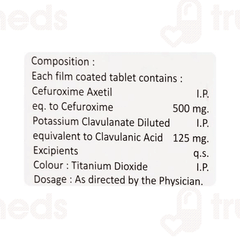Cefukay Cv 500/125 MG Tablet 10