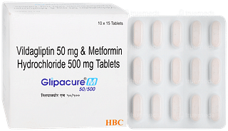 Glipacure M 50/500 Tablet 15
