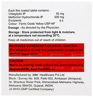 Glipacure M 50/500 Tablet 15