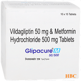 Glipacure M 50/500 Tablet 15