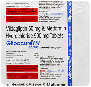 Glipacure M 50/500 Tablet 15