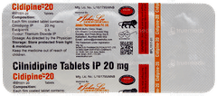 Cidipine 20 Tablet 10 Cidipine 20 Tablet 10