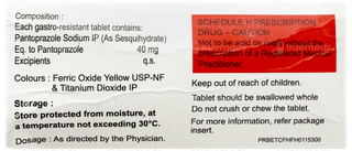 Pantafast 40 Tablet 10