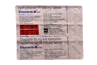 Sitanorm M 50/500 MG Tablet Er 15