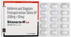 Sitanorm M 50/500 Tablet 15