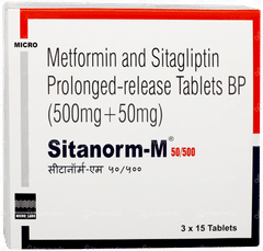 Sitanorm M 50/500 Tablet 15
