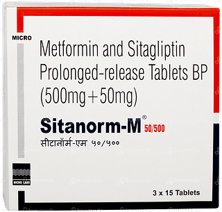 Sitanorm M 50/500 Tablet 15