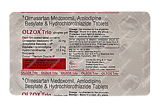 Olzox Trio 20/5/12.5 MG Tablet 15