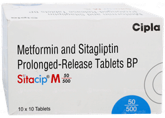 Sitacip M 50/500 Tablet 10