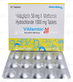Vildambic M 1000 Tablet 15