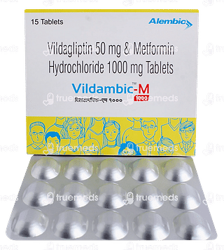 Vildambic M 1000/50 MG Tablet 15