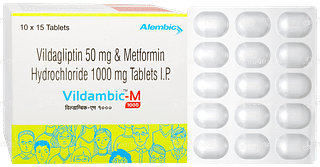 Vildambic M 1000 Tablet 15
