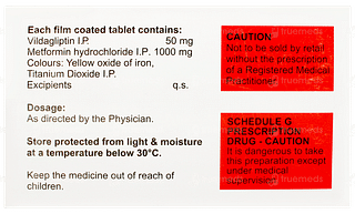 Vildambic M 1000 Tablet 15