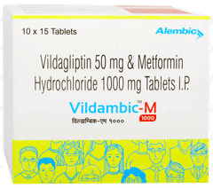 Vildambic M 1000 Tablet 15 Vildambic M 1000 Tablet 15