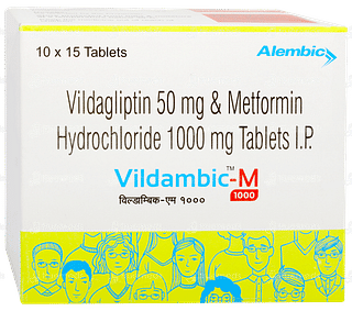 Vildambic M 1000 Tablet 15