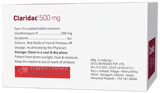 Claridac 500 Mg Tablet 10