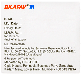 Bilafav M Tablet 10