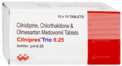 Cilnipres Trio 6.25 Tablet 10