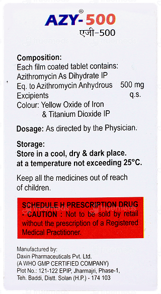 Azy 500 Tablet 5