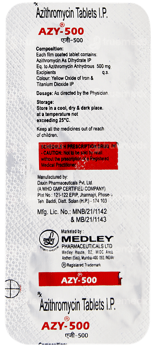 Azy 500 Tablet 5