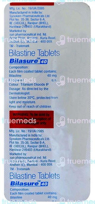 Bilasure 40 Tablet 10