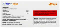 Cilix T 20/80 Tablet 15
