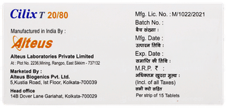 Cilix T 20/80 Tablet 15