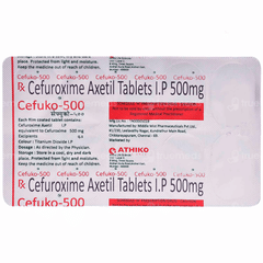 Cefuko 500 Mg Tablet 10