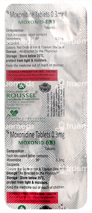 Moxonid 0.3 Tablet 10