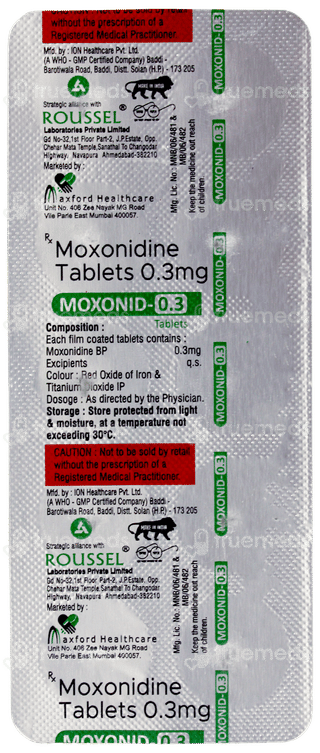 Moxonid 0.3 Tablet 10