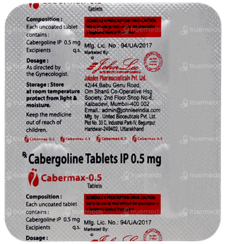 Cabermax 0.5 Mg Tablet 4