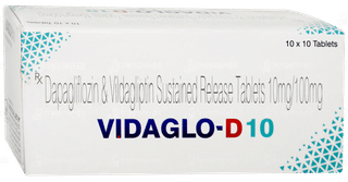 Vidaglo D 10 Tablet 10