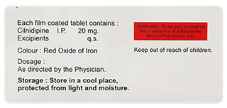 Cilnipres 20 Tablet 10