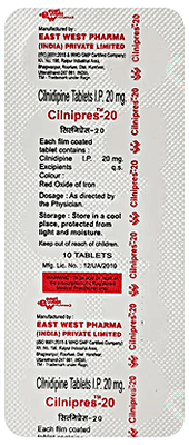 Cilnipres 20 Tablet 10