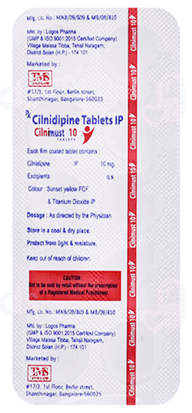 Cilnimust 10 Mg Tablet 10