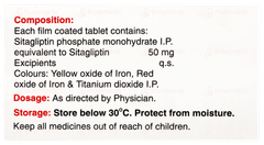 Sitazit 50mg Tablet 10 Sitazit 50mg Tablet 10