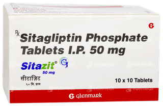 Sitazit 50mg Tablet 10