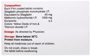 Sitazit M 50mg/1000mg Tablet 10